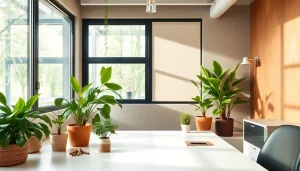 Tobacco Replacement products displayed in a serene workspace with natural lighting and greenery.